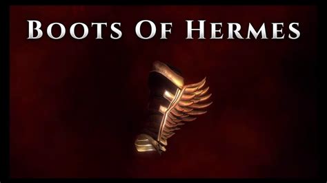 god of war boots of Hermes